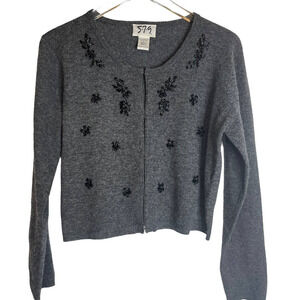 Vintage 579 Lambswool Beaded Sweater